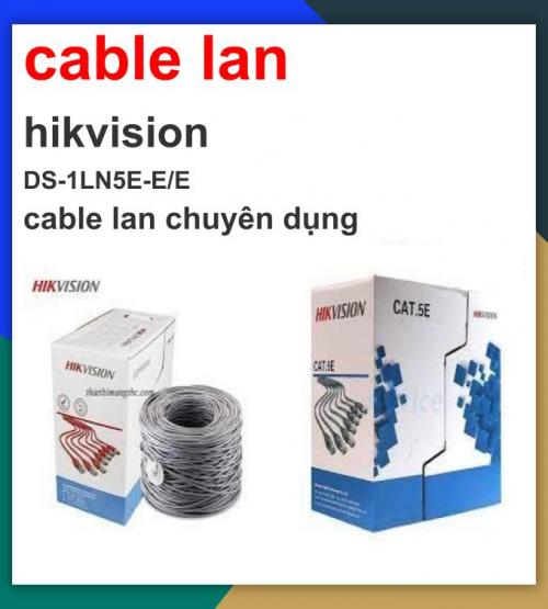 Hikvision cable_DS-1LN5E-E/E  cable_khuyến...