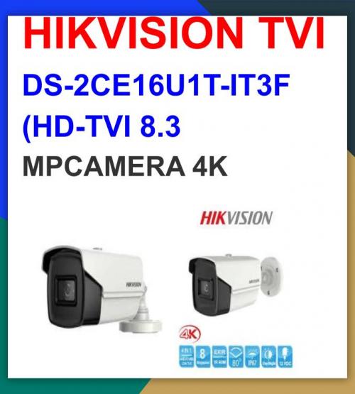 Hikvision camera TVI_DS-2CE16U1T-IT3F (HD-TVI 8.3 MPCAMERA 4K (4 TRONG 1)_đêm trên 60m_khuyến mãi tháng 7 giảm thêm 24%