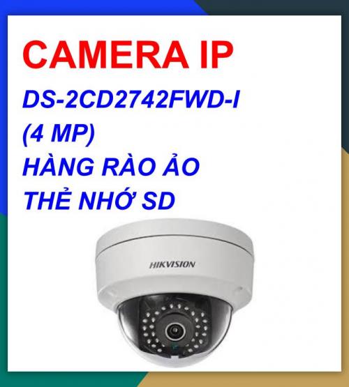 Hikvision camera IP_DS-2CD2742FWD-I (4 MP) ...