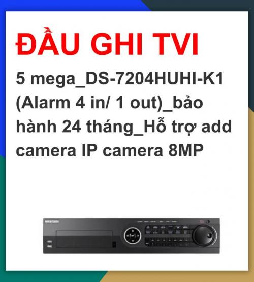 Hikvision_Đầu ghi _DS-7204HUHI-K1 (Alarm...