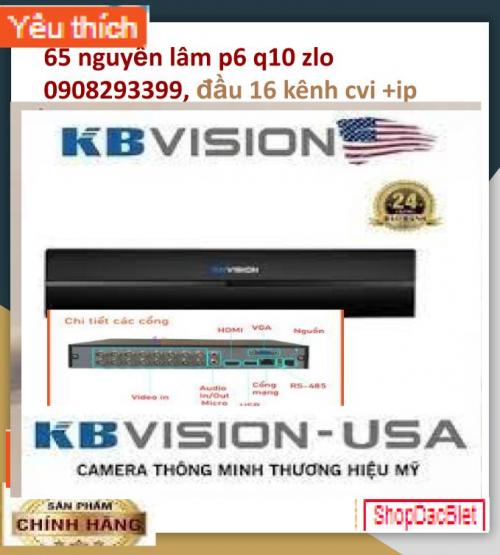 Đầu ghi Kbvision KX-CAi 7116H1 5 trong 1 dùng hổn hợp cvi và ip